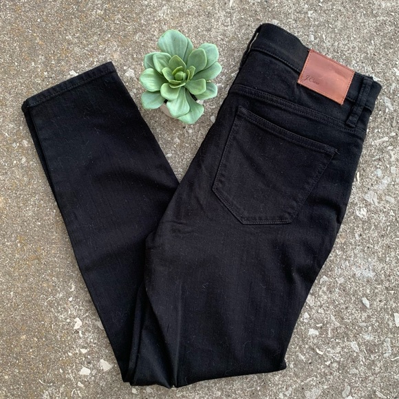 J. Crew | Lookout High Rise Skinny Black Jeans!